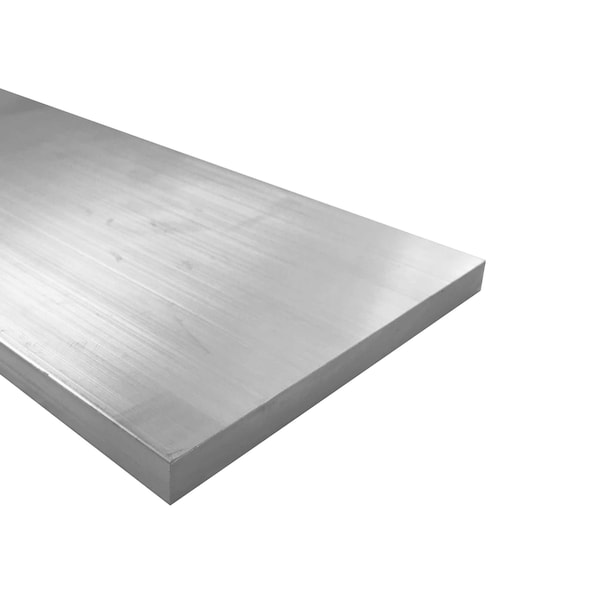 Remington Industries 3/4" x 6" Aluminum Flat Bar, 6061 Plate, 4" Length, T6511 Mill Stock 0.75X6.0FLT6061T6511-4 - main